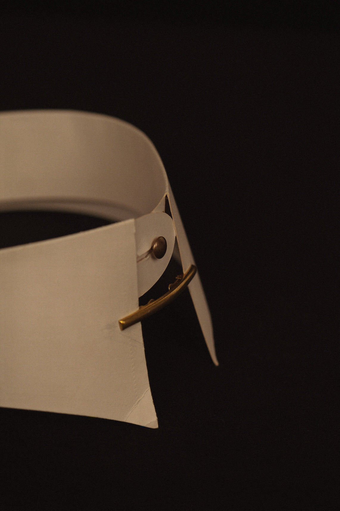 Gold Plated Collar Bar Spring Grips PATDEC.17.1918