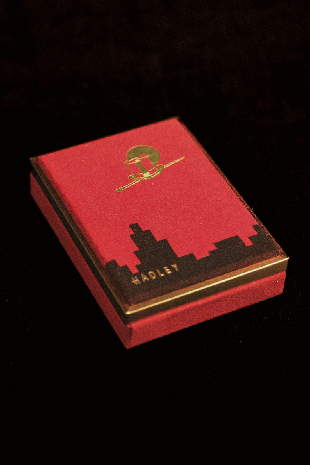 1930s Deadstock Collar & Tie Bar Set By Hadley In Original Gift Box No 6