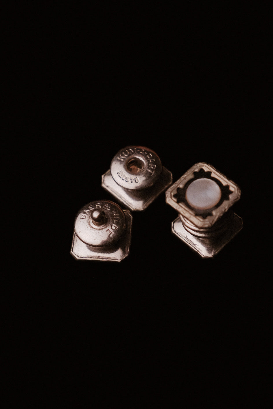 1920s Kumapart Snap Cufflinks
