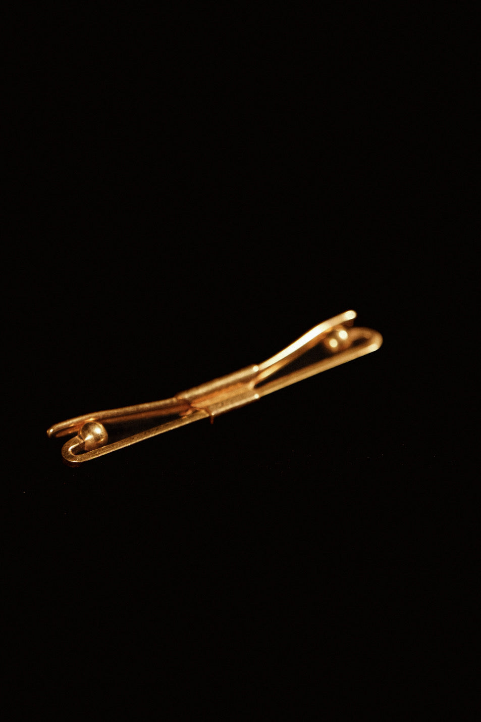 1930s Ball End Collar Bar By Swank - Large