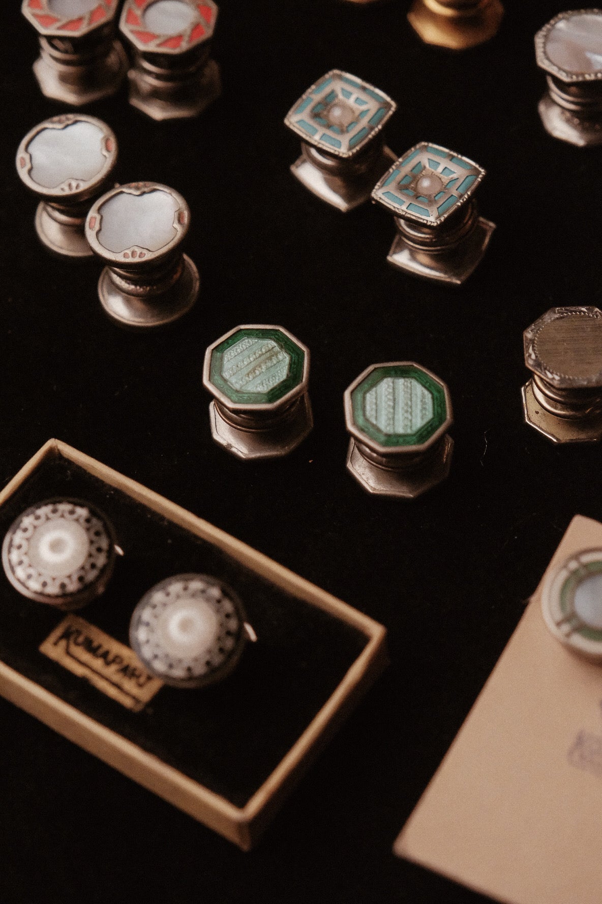 1920s Kumapart Snap Cufflinks