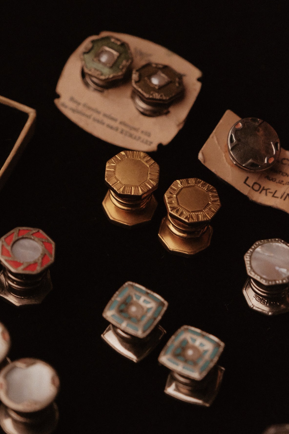 1920s Sun Burst Snap Cufflinks By Baer & Wilde