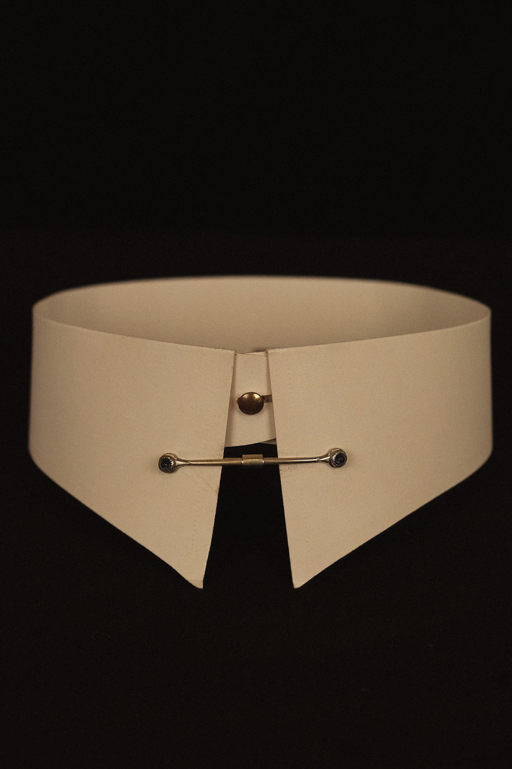 Original 1900's Rare Blue Stone Collar Bar