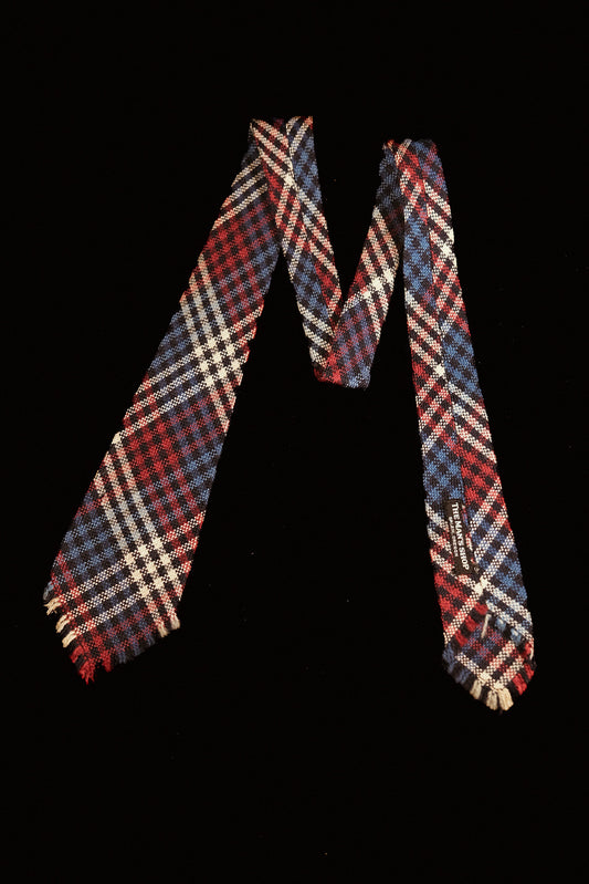 Multicoloured Checked Native American Tie By San Fernando Weavers "Hollyvogue Cravat"