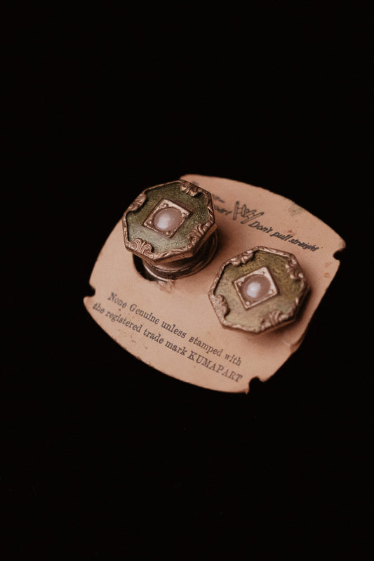 1920s Kumapart Snap Cufflinks