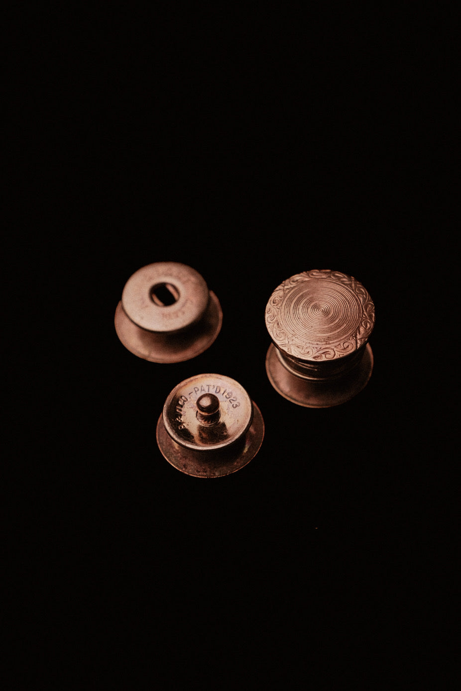 1920s Kumapart Snap Cufflinks In Original Packaging