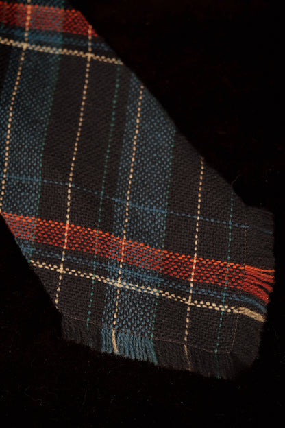 Blue & Red Scottish Tartan Native American Tie By Webb Young