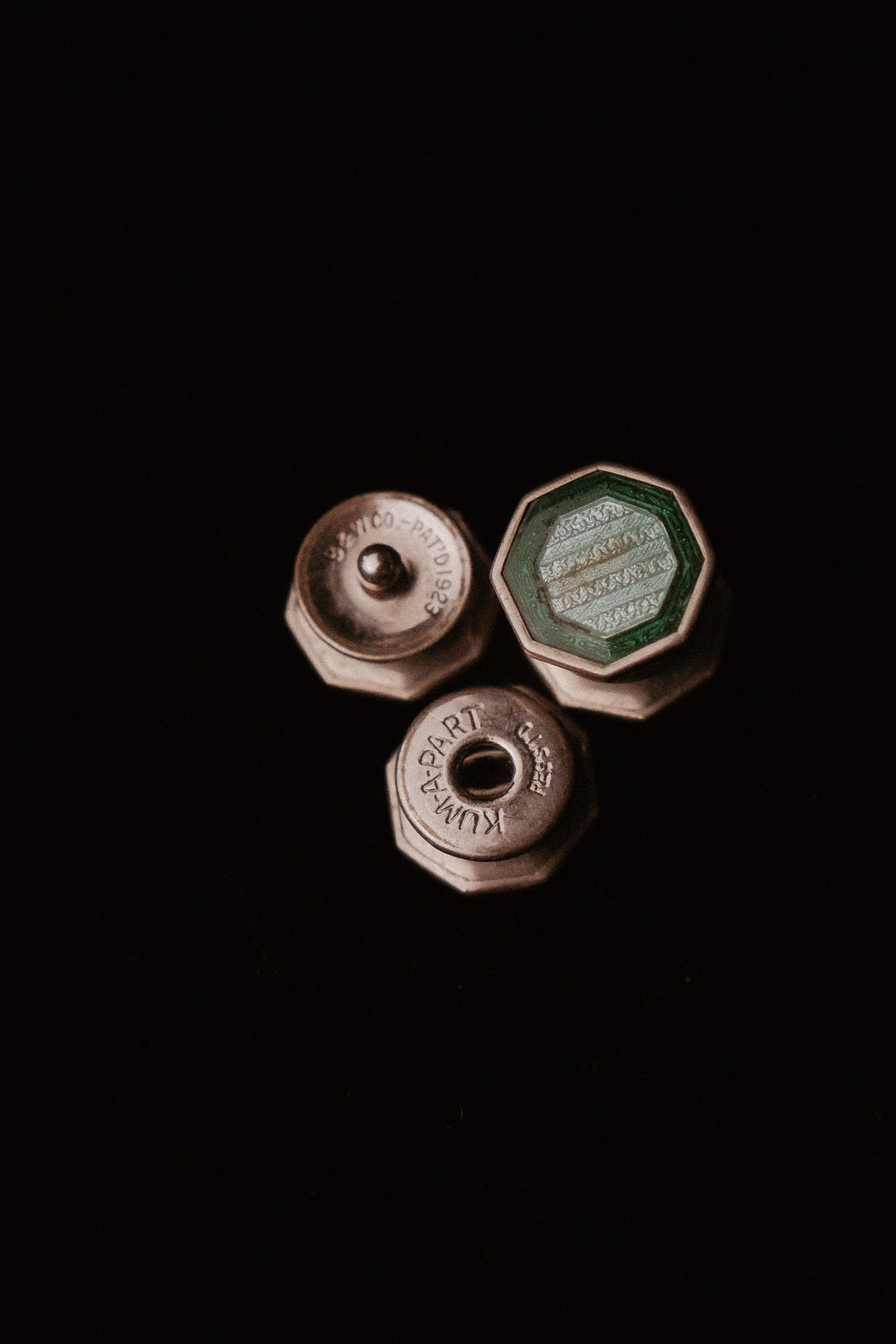 1920s Kumapart Snap Cufflinks