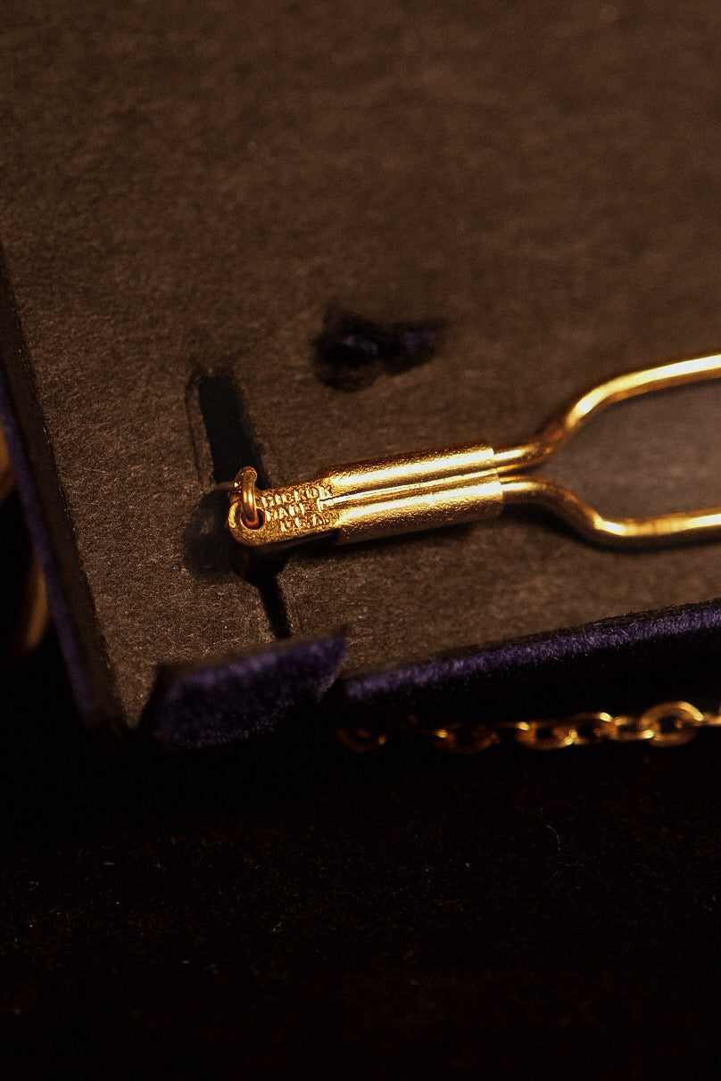 Collar & Tie Bar Set By Hickok In Original Gift Box