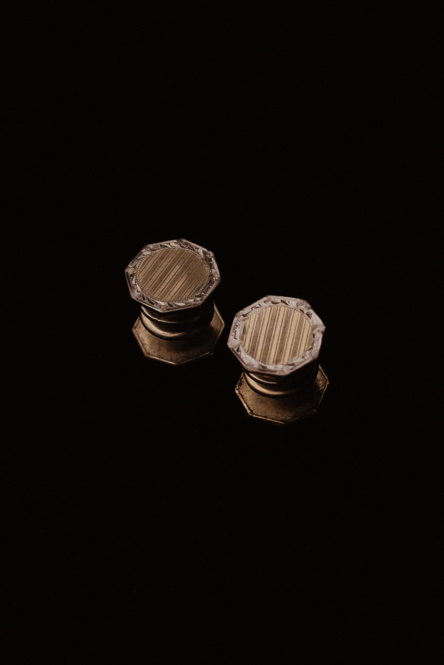 1920s Kumapart Snap Cufflinks