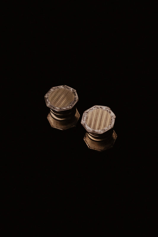 1920s Kumapart Snap Cufflinks