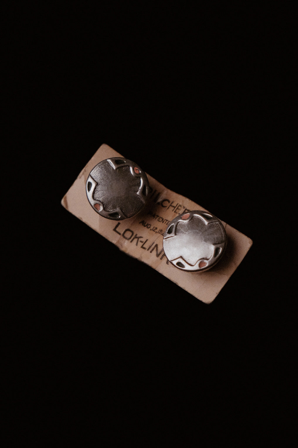 1920s Kumapart Snap Cufflinks By Baer & Wilde