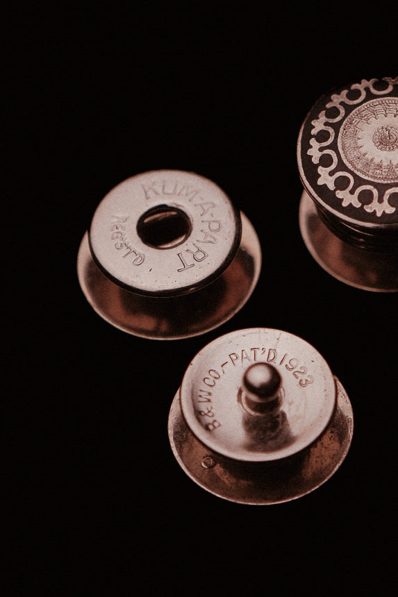 Flawless 1920s Kumapart Snap Cufflinks In Original Packaging – J.B