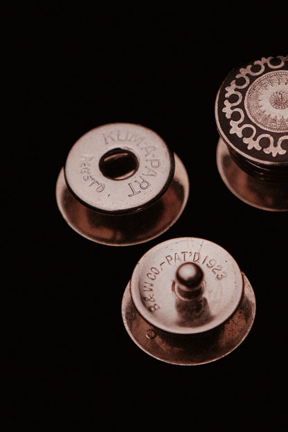 Flawless 1920s Kumapart Snap Cufflinks In Original Packaging