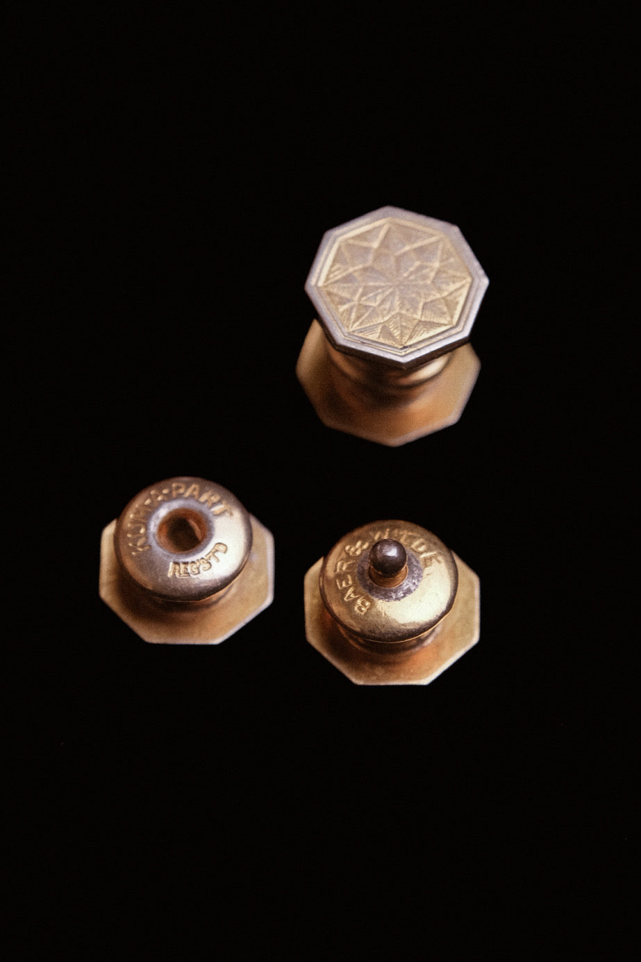 1920s Snap Cufflinks Kum-A-Part PAT. SEPT. 23