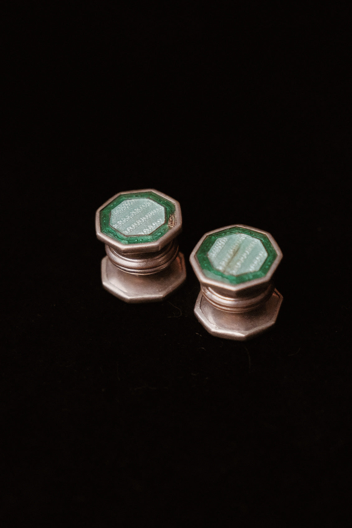 1920s Kumapart Snap Cufflinks