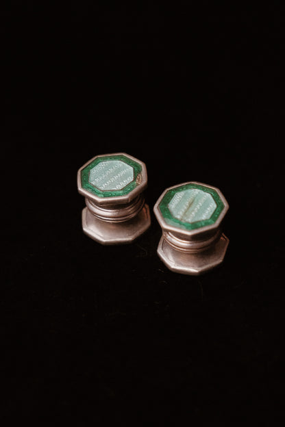 1920s Kumapart Snap Cufflinks