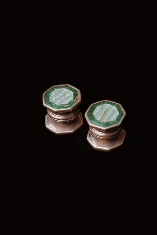1920s Kumapart Snap Cufflinks