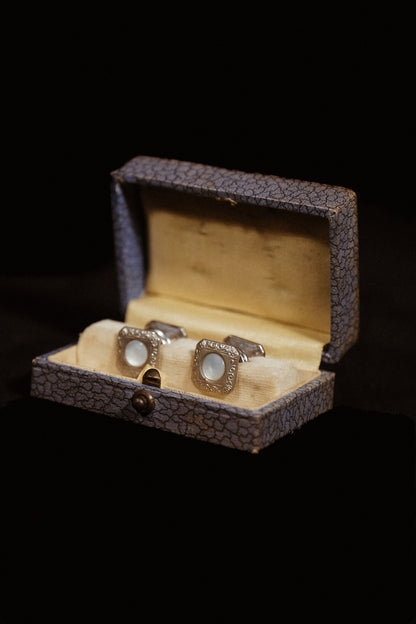 Ornate Snap Cufflinks In Original Box