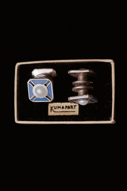 1920s Kumapart Snap Cufflinks In Original Packaging