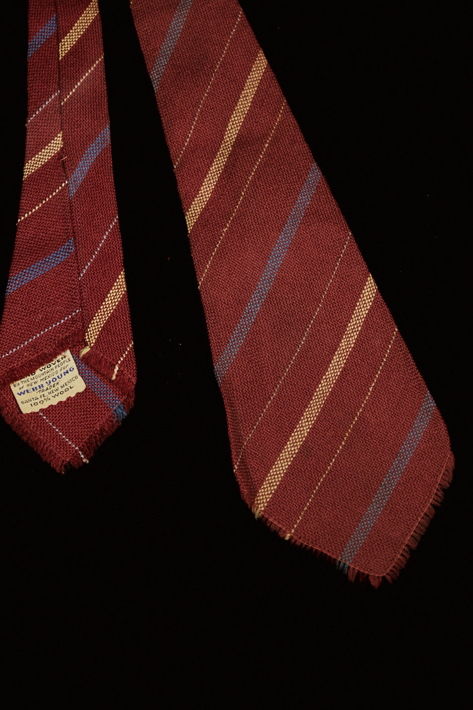 Wine Native American Tie By Webb Young