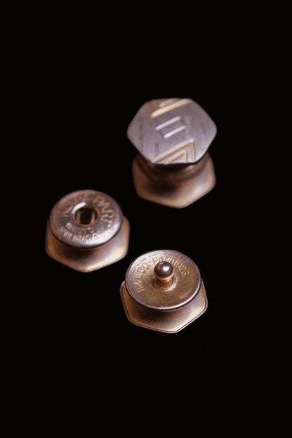 Art Deco Snap Cufflinks Kum-A-Part PAT. SEPT. 23