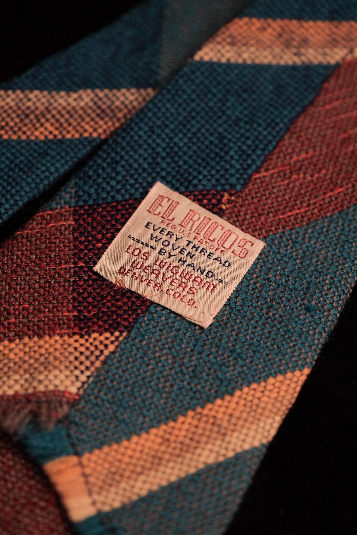 Multicolour Native American Tie By El Ricos Weavers