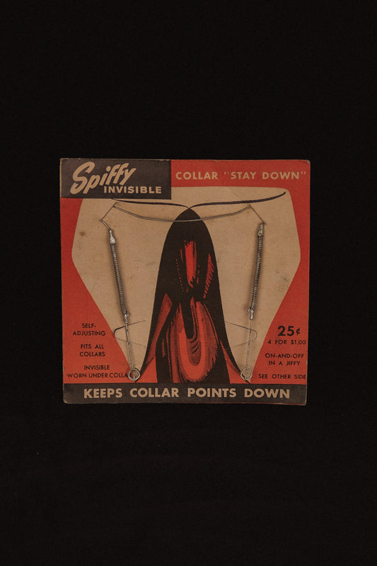 1920's Collar Stay Spring On Display Card