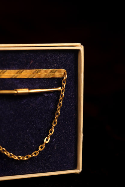Collar & Tie Bar Set By Hickok In Original Gift Box