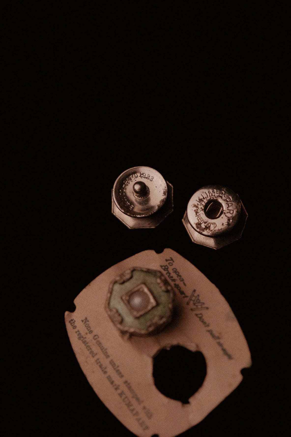 1920s Kumapart Snap Cufflinks