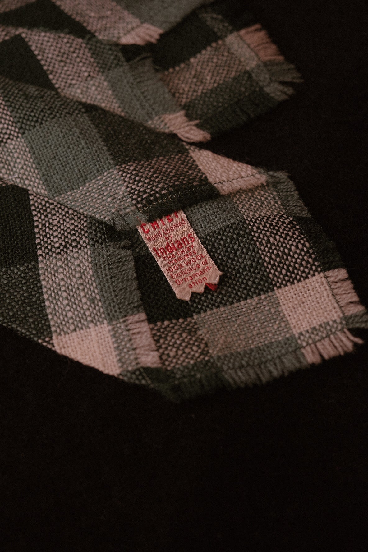 1940s Hand Woven Native American Tie