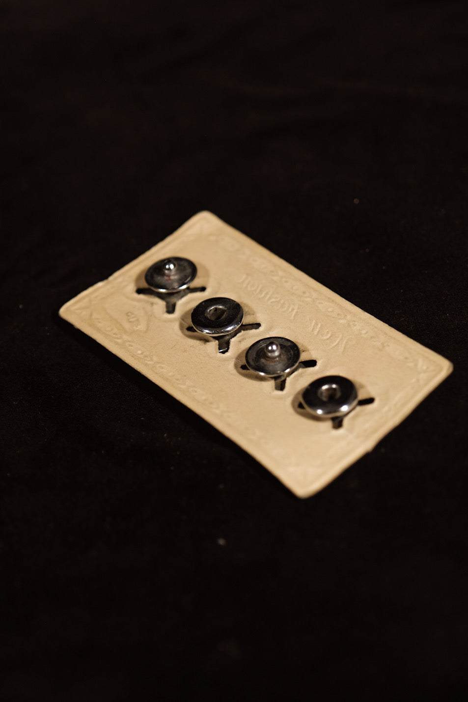 1920s Snap Cufflinks On Original Display Card