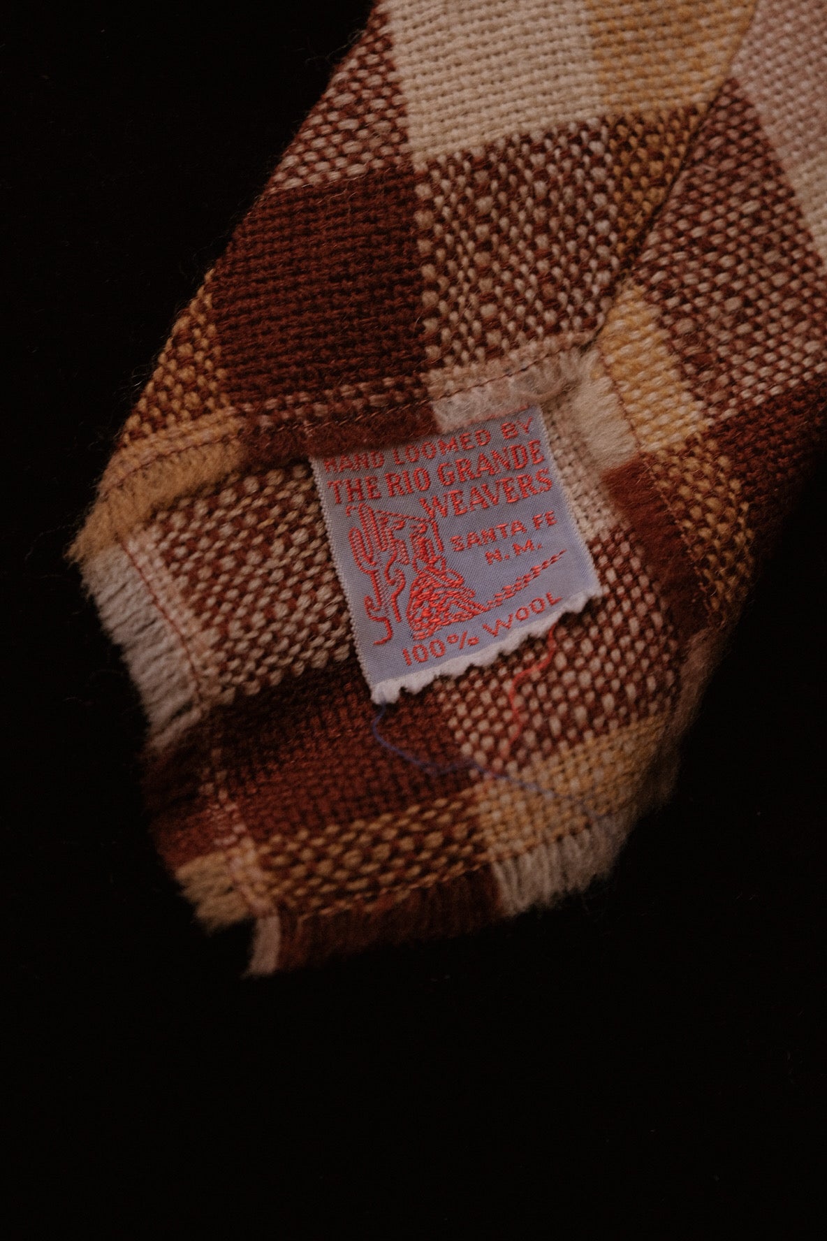 Hand Woven Native American Tie By The Rio Grande Weavers