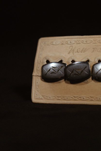 1920s Snap Cufflinks On Original Display Card