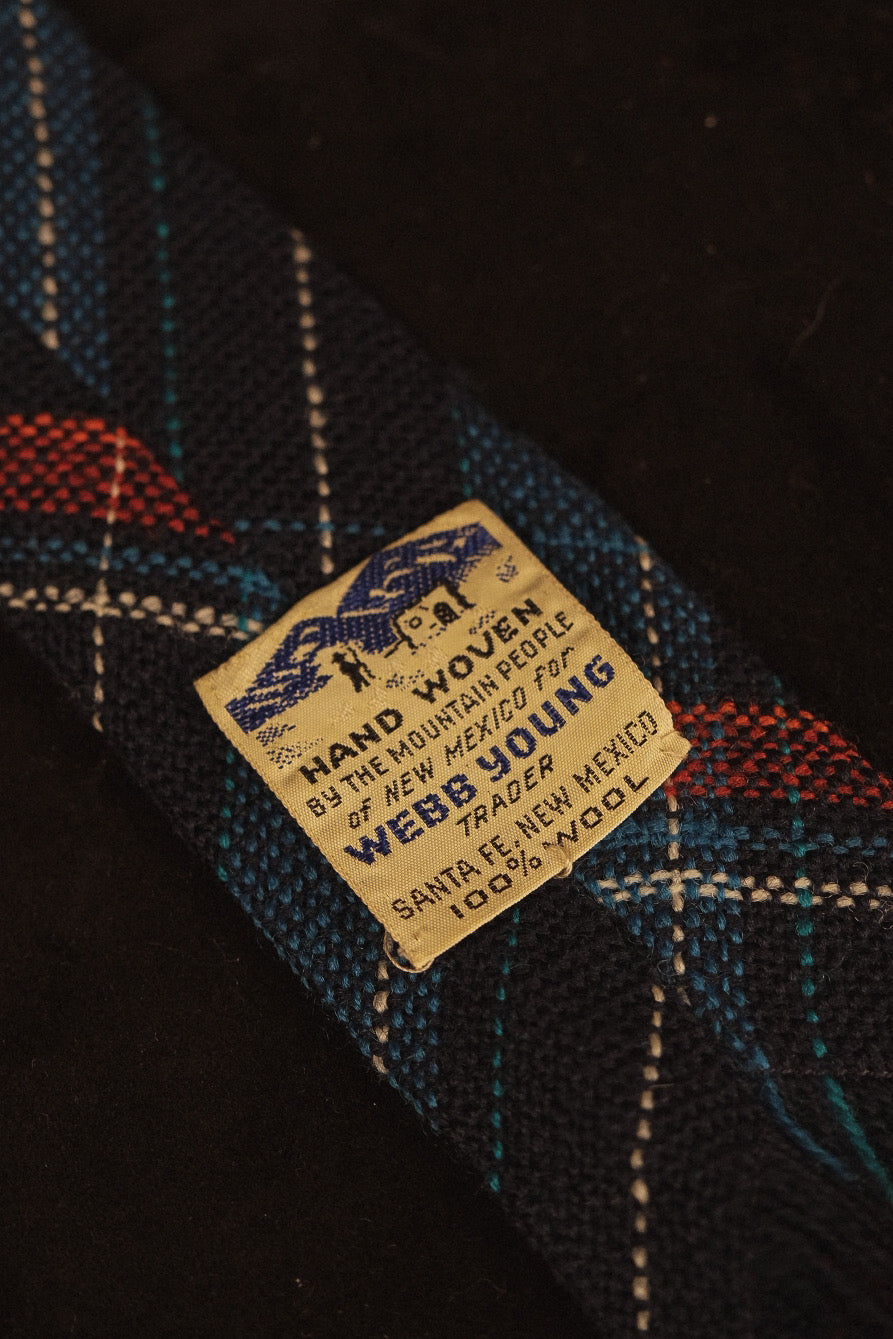 Blue & Red Scottish Tartan Native American Tie By Webb Young