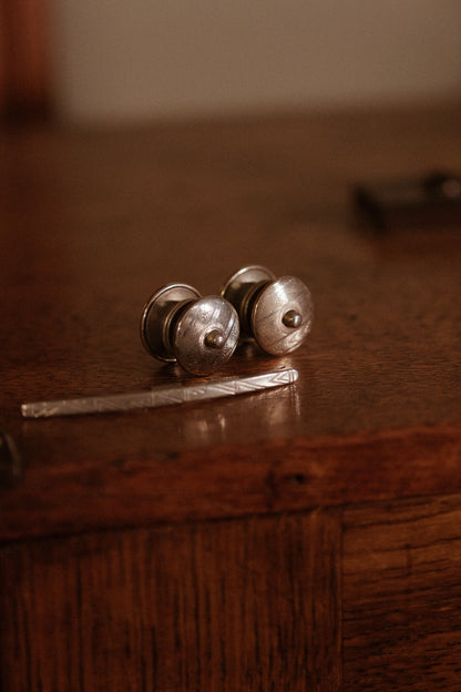 1930s Western Collar Bar & Cufflink Set