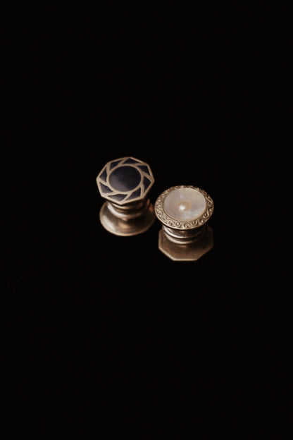 1920s Double Faced Mismatched Snap Cufflinks