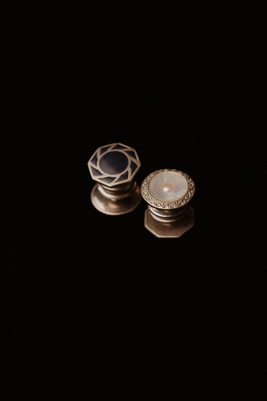 1920s Double Faced Mismatched Snap Cufflinks