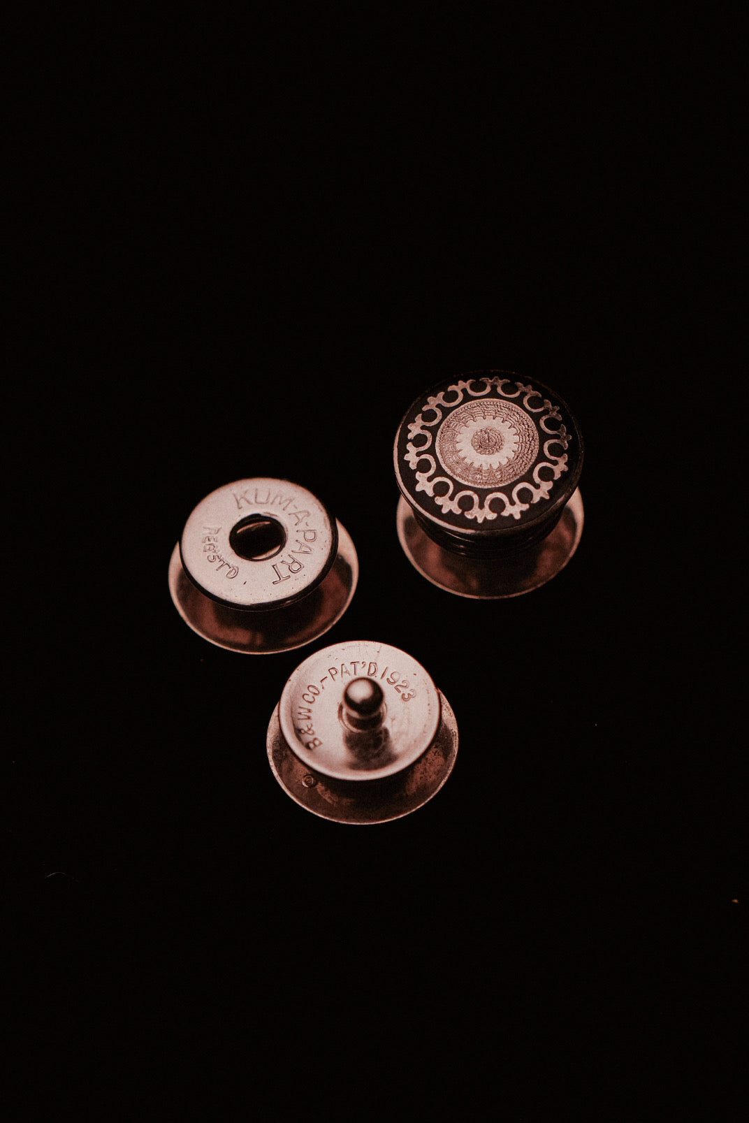 Flawless 1920s Kumapart Snap Cufflinks In Original Packaging – J.B
