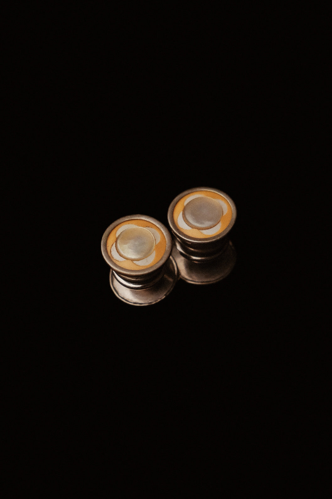 1920s Double Faced Mismatched Snap Cufflinks