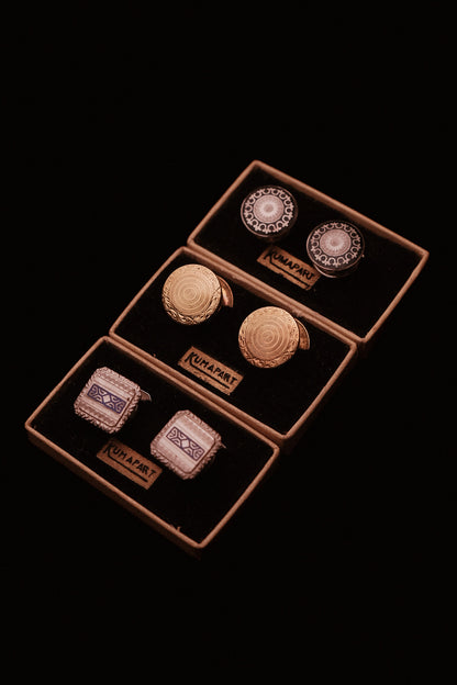 Flawless 1920s Kumapart Snap Cufflinks In Original Packaging