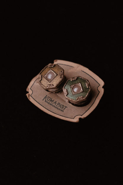 1920s Kumapart Snap Cufflinks