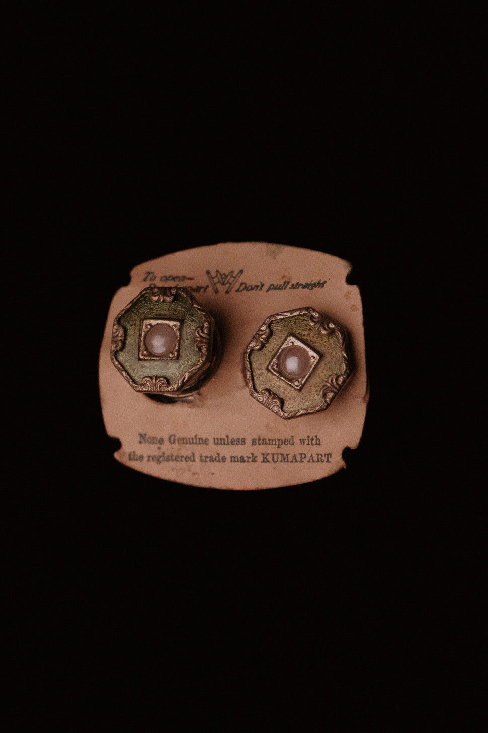 1920s Kumapart Snap Cufflinks