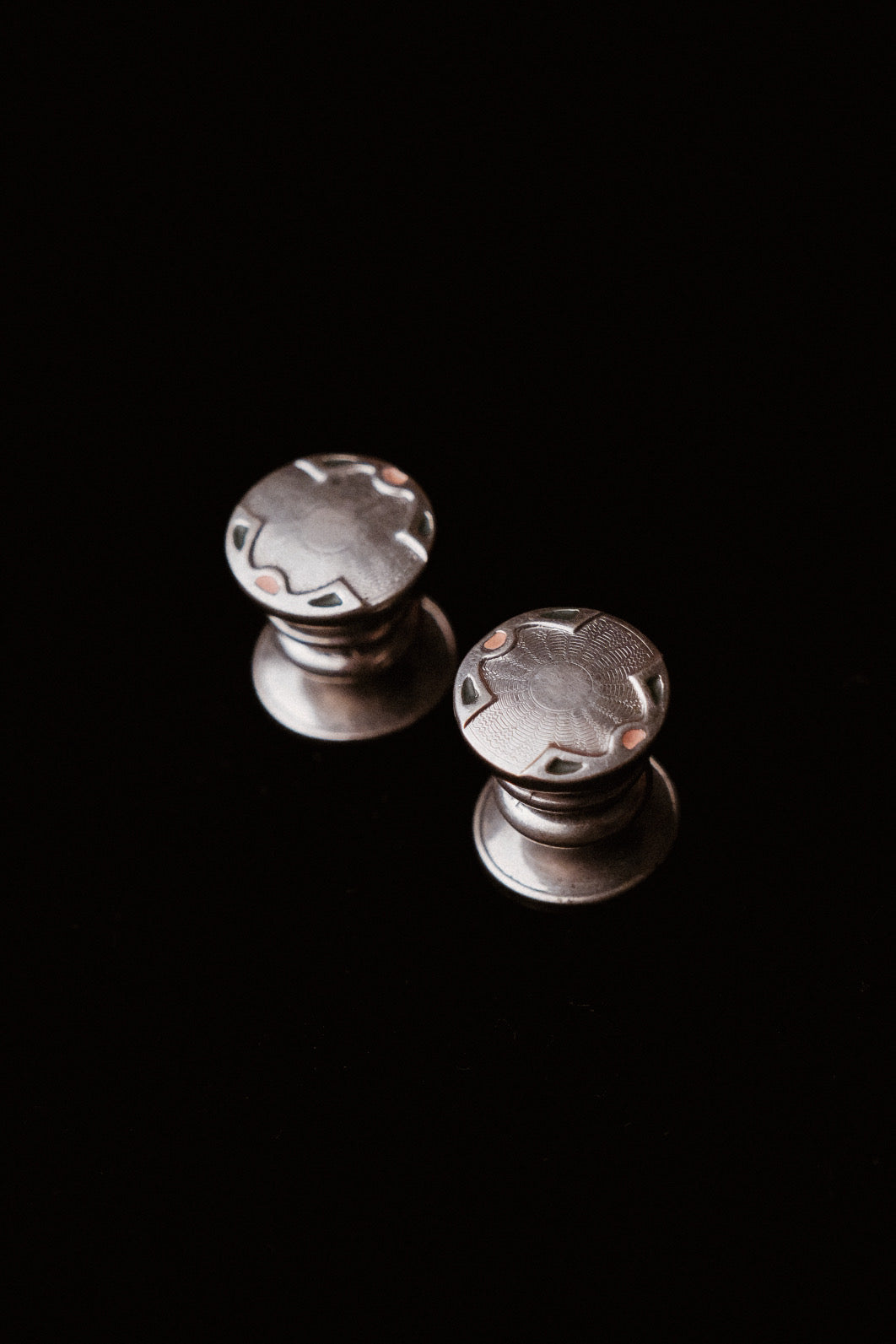 1920s Kumapart Snap Cufflinks By Baer & Wilde