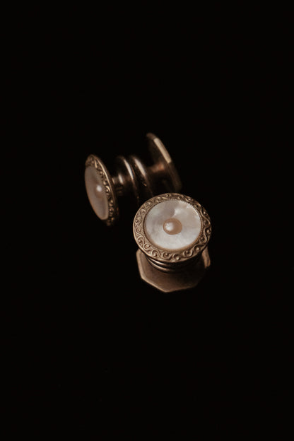 1920s Double Faced Mismatched Snap Cufflinks