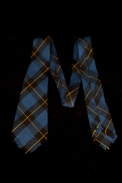 Blue Scottish Tartan Native American Tie By Webb Young