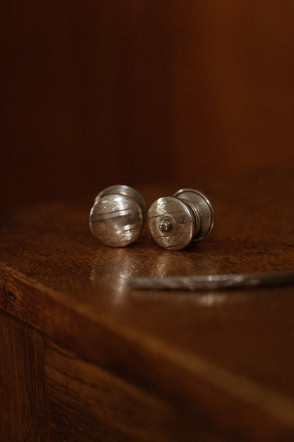 Rare Western Snap Cufflinks & Collar Bar Set