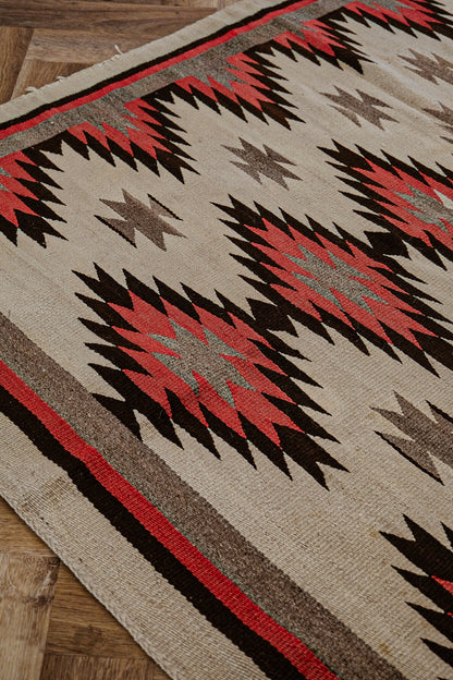 Genuine 1920-1930 Navajo Kilim Rug (Large) 179x123cm Native American