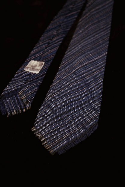 Blue Pinstripe Native American Tie