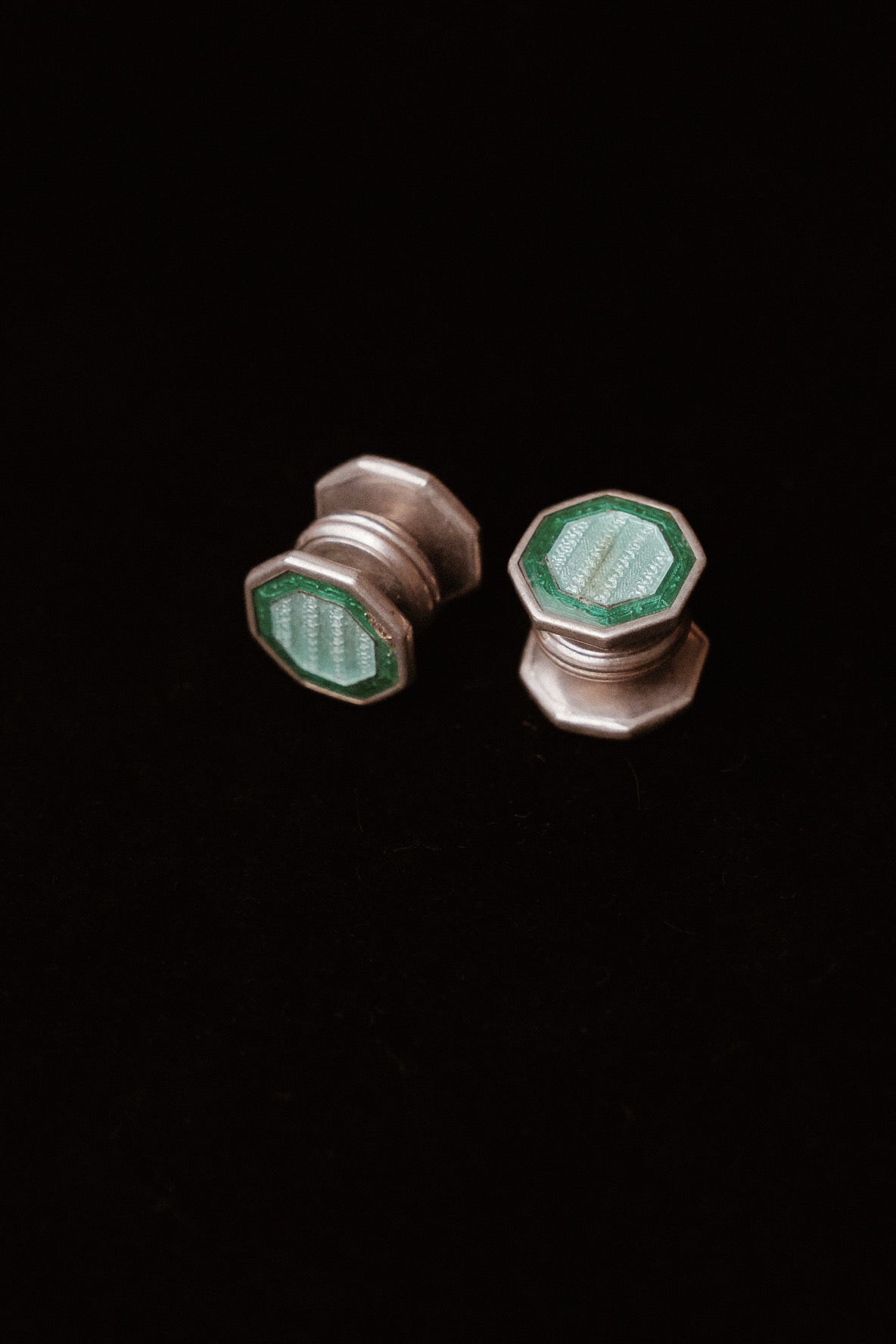 1920s Kumapart Snap Cufflinks